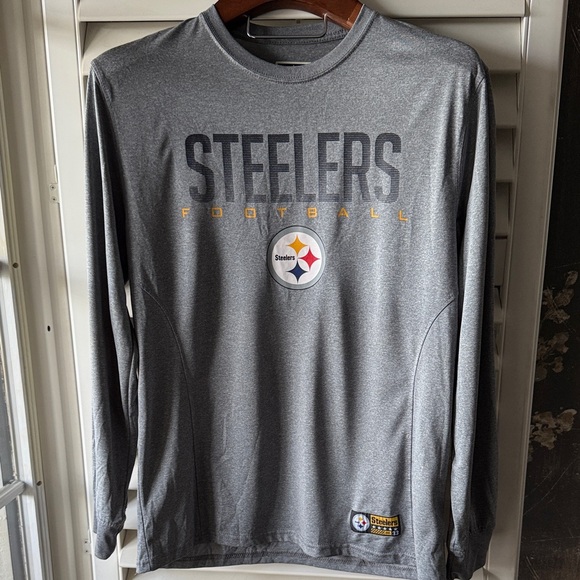 NFL Other - Official Steelers Football NFL Gray Long Sleeve Shirt